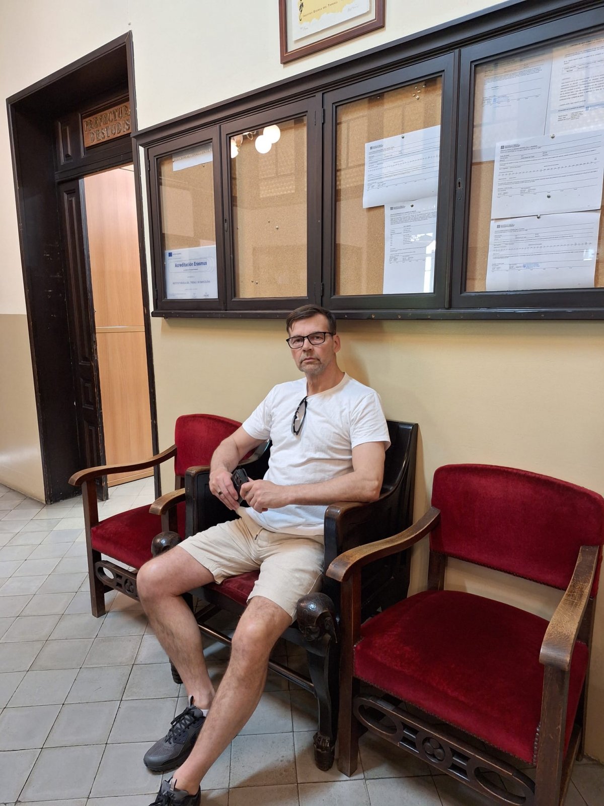 Albert Einstein oli istunut tässä tuolissa